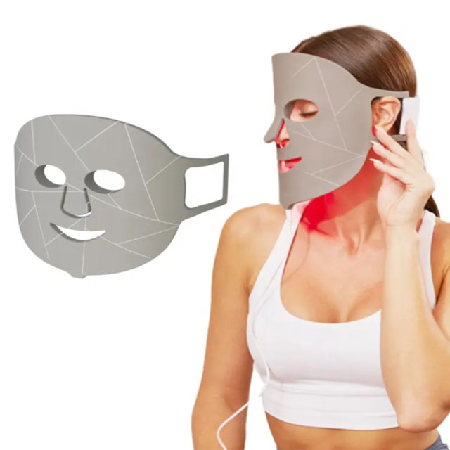 Nasusuot na Red Infrared Light Therapy Face Mask