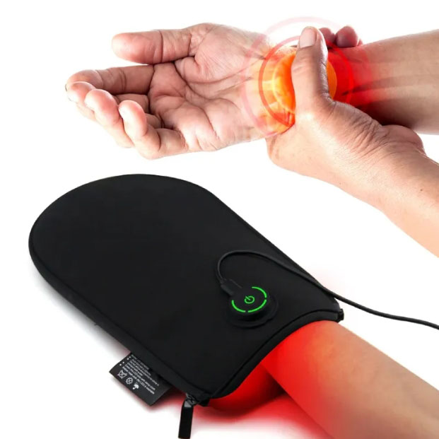 Nasusuot na Red Light Therapy Glove Palm Infrared LED Light Therapy Mitten