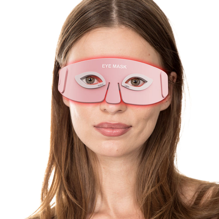 Nakasuot ng Red Light Therapy Vibration LED Mask ng Mata